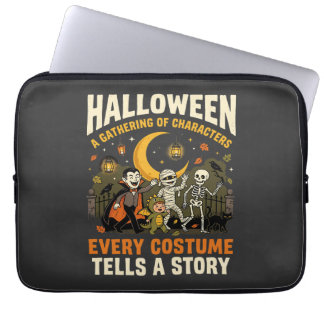 Halloween Costume Night Adventure Laptop Sleeve