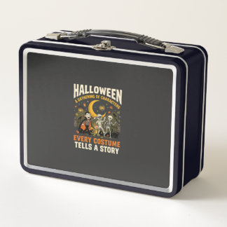 Halloween Costume Night Adventure Metal Lunch Box