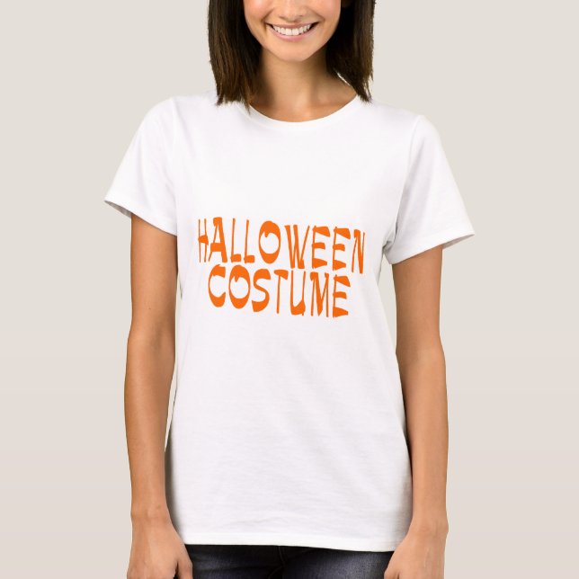 Halloween Costume (Orange) T-Shirt (Front)