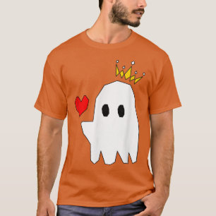 Halloween costume party ghost king with heart scar T-Shirt