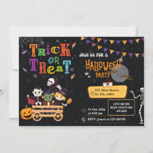 HALLOWEEN COSTUME PARTY  INVITATION