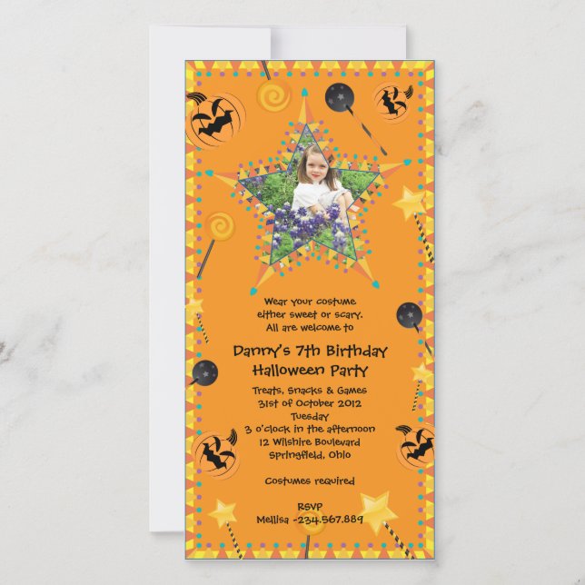 Halloween Costume Party Invitation (Front)