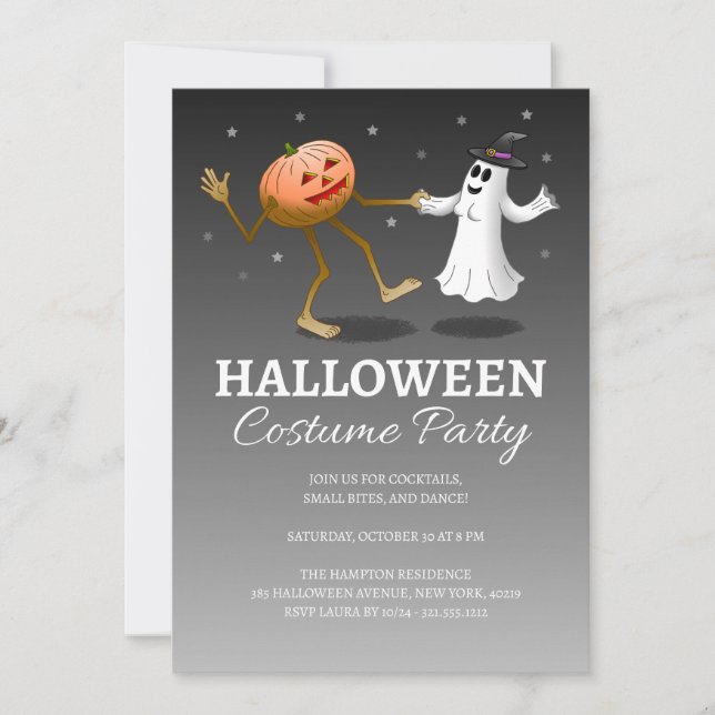Halloween Costume Party Invitation (Front)
