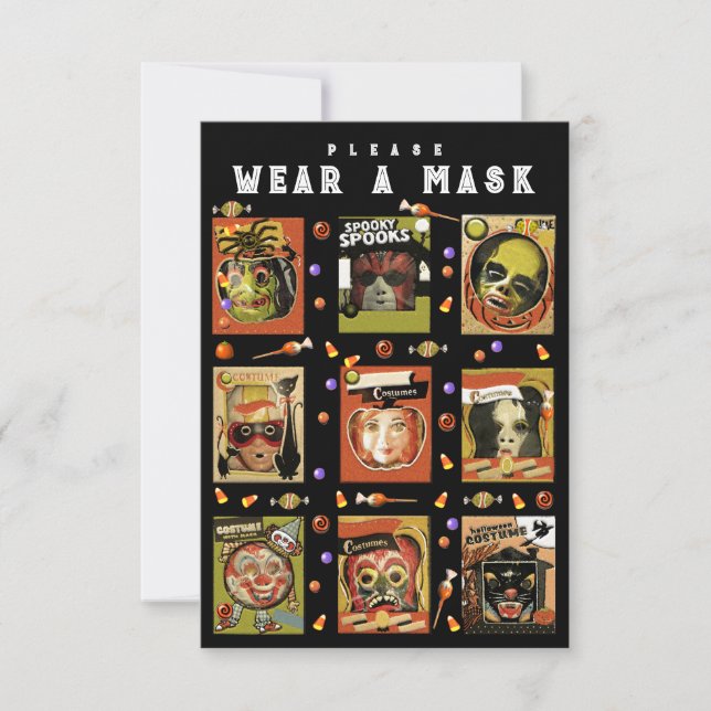 Halloween Costume Party Invitation (Front)