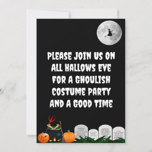 Halloween Costume Party Invitation