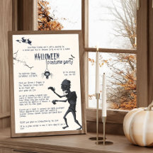 Halloween Costume Party Invitation