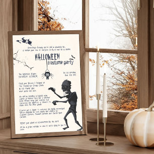 Halloween Costume Party Invitation