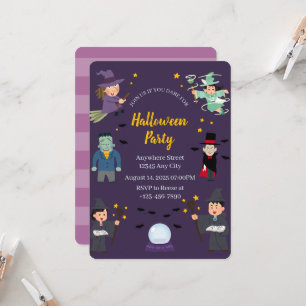 Halloween costume party Invitation