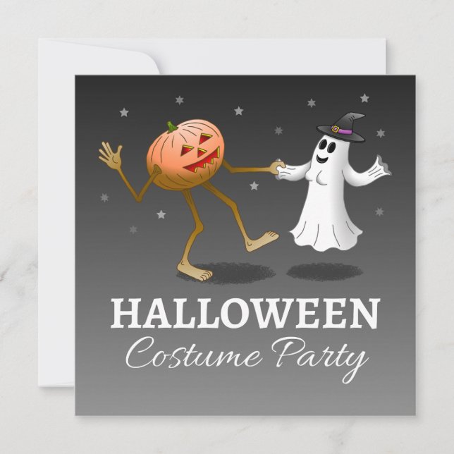 Halloween Costume Party Invitation (Front)