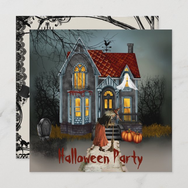 Halloween Costume Party invitation (Front/Back)