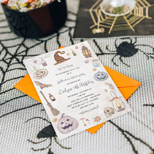 Halloween Costume Party Invitation for Adults