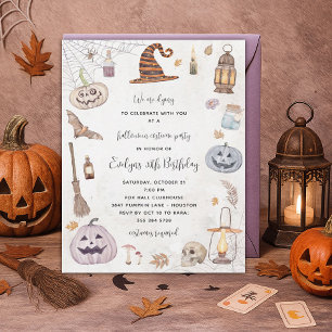Halloween Costume Party Invitation for Adults