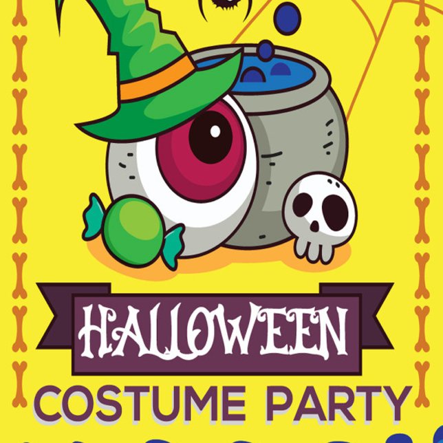 Halloween Costume Party Invitation for Kids (Creator Uploaded)