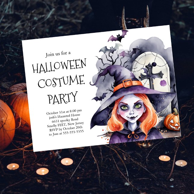 Halloween Costume Party Invitation | Spooky  (Creator Uploaded)