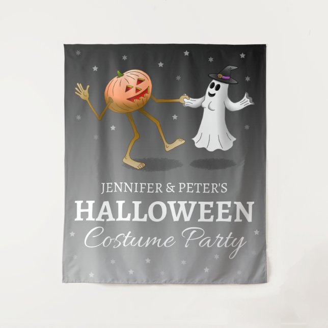 Halloween Costume Party Tapestry (Front)
