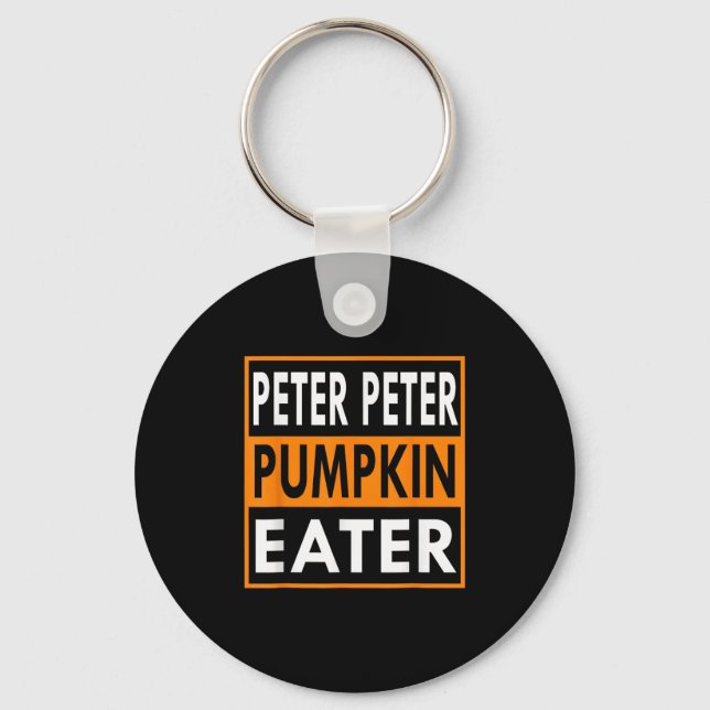 Halloween Costume Peter Pumpkin Eater  Key Ring (Front)