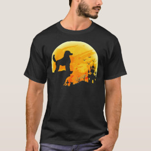 Halloween Costume Poodle Dog Pumpkin Relaxed Fit T-Shirt