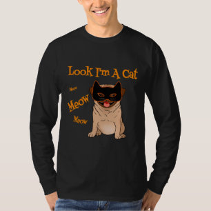 Halloween costume pug dog Tshirt Funny Pug Lover G