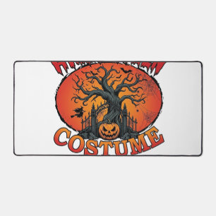 Halloween Costume Scary Broke Pumpkin Spooky Tree Desk Mat