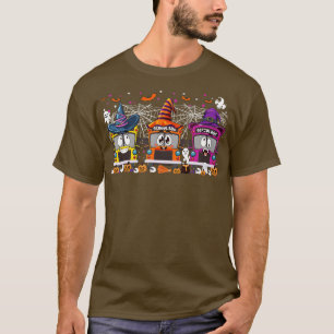 Halloween Costume School Bus Driver Happy Hallowee T-Shirt