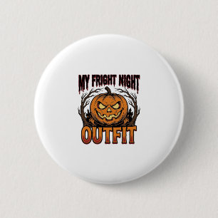 Halloween Costume Shirt Spooky Pumpkin Outfit_1 6 Cm Round Badge