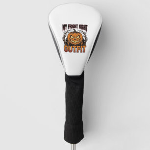 Halloween Costume Shirt Spooky Pumpkin Outfit_1 Golf Head Cover
