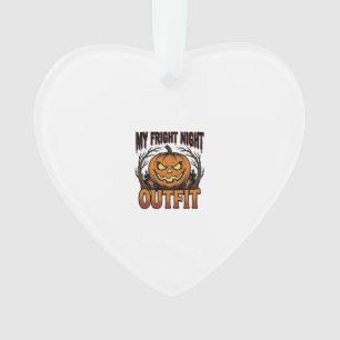 Halloween Costume Shirt Spooky Pumpkin Outfit_1 Ornament
