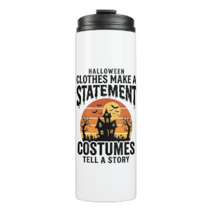 Halloween Costume Statement Vintage Shirt Design_1 Thermal Tumbler