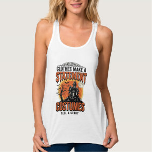 Halloween Costume Statement Vintage Vector Shirt_1 Singlet