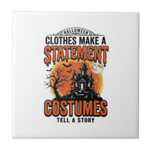 Halloween Costume Statement Vintage Vector Shirt_1 Tile