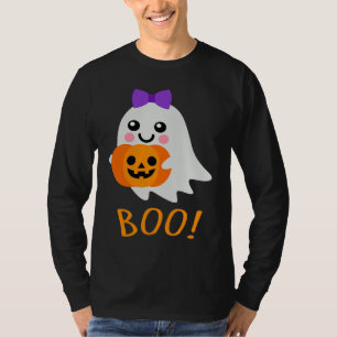 Halloween Costume  Sweet Ghost Jack o Lantern T-Shirt