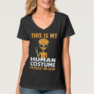 Halloween Costume This Is My Human Costume I'm Rea T-Shirt