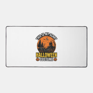 Halloween Costume Vintage Scary Desk Mat