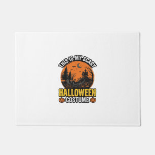 Halloween Costume Vintage Scary Doormat