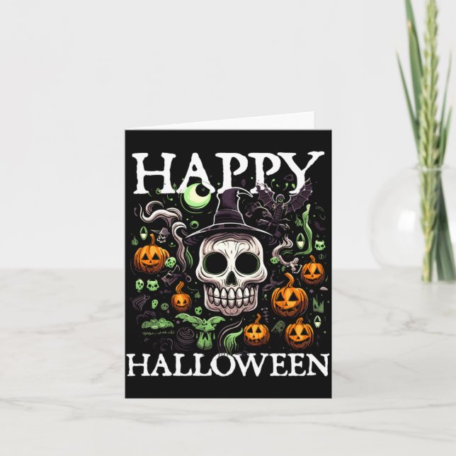Halloween Costume Y Funny Card (Front)