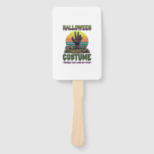 Halloween Costume Zombie Hand Graveyard Tombstones Fan