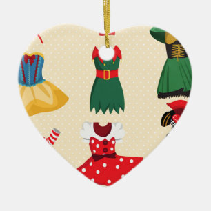 halloween costumes ceramic tree decoration