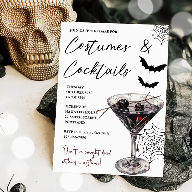 Halloween Costumes & Cocktails Invitation (Creator Uploaded)