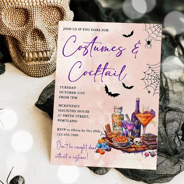Halloween Costumes & Cocktails Invitation (Creator Uploaded)