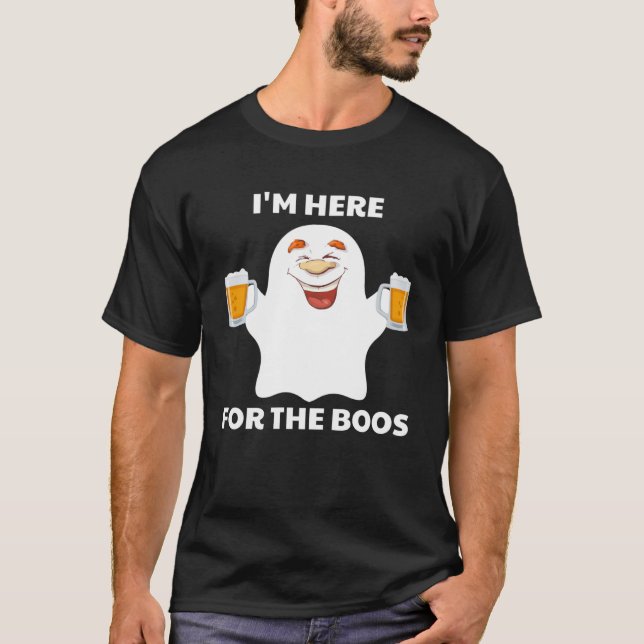 Halloween costumes I m here to drink the beer T-Shirt (Front)
