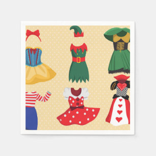 Halloween Costumes paper napkins
