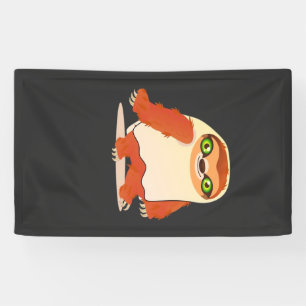 Halloween costumes sloth Oversized T-Shirt Banner