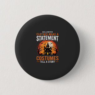 Halloween Costumes Tell a Story Haunted House Desi 6 Cm Round Badge