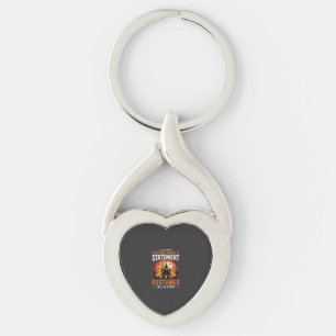 Halloween Costumes Tell a Story Haunted House Desi Key Ring