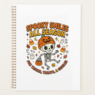 Halloween Cosy Skeleton Celebration Planner
