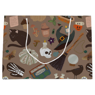 Halloween Cottagecore Large Gift Bag