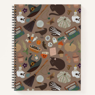 Halloween Cottagecore Notebook
