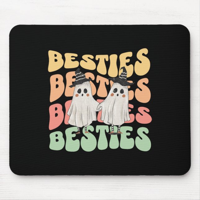 Halloween Couples Costume for Best Friends Besties Mouse Pad (Front)