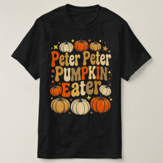 Halloween Couples Costumes for Adults Peter Pumpki T-Shirt