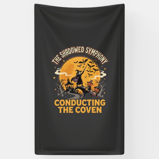 Halloween Coven Conductor Banner (Vertical)